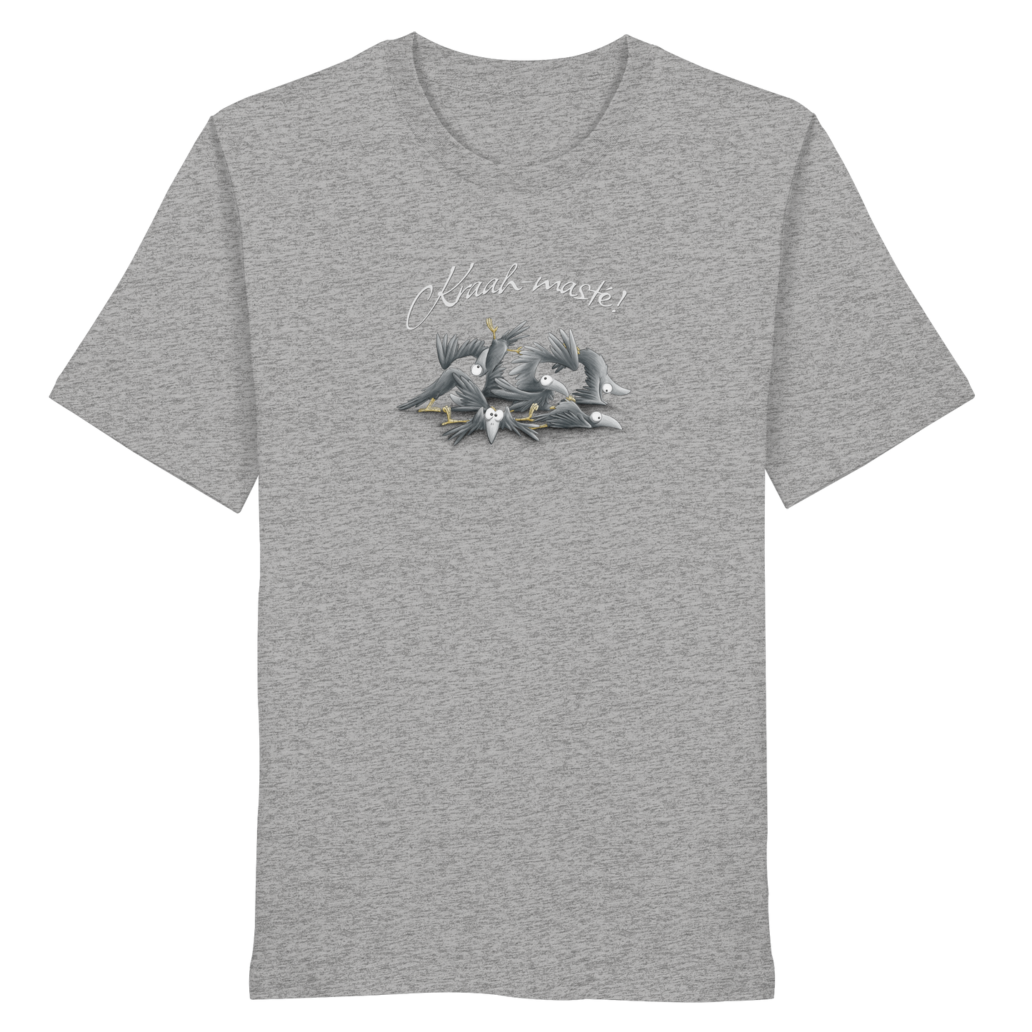 Kraah-masté! Yoga Raben Krähen - Organic Shirt