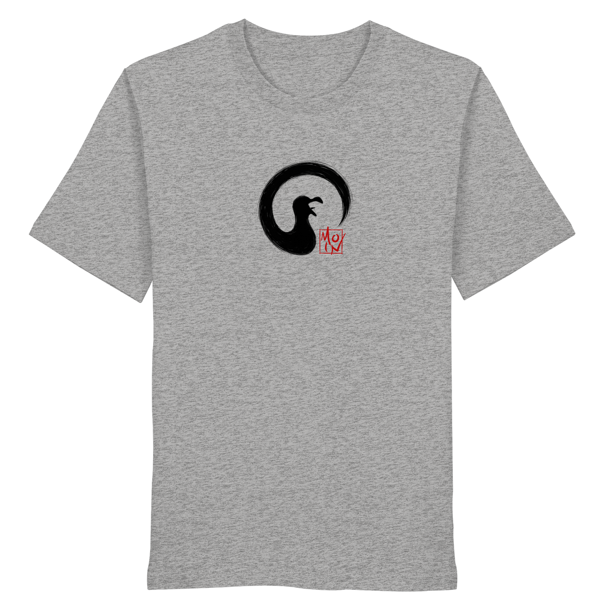 Moin kreischende japanische Enso Möwe - Organic Shirt