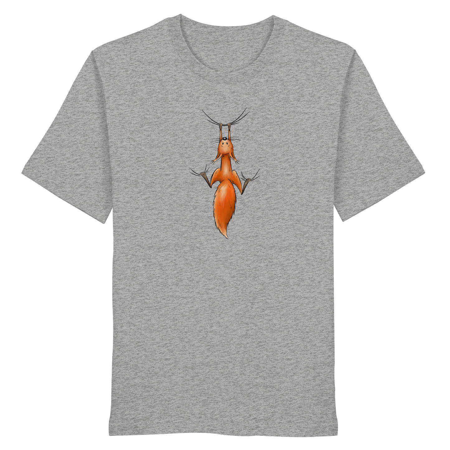 Rotes Eichhörnchen hängt ab - Organic Shirt