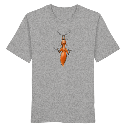 Rotes Eichhörnchen hängt ab - Organic Shirt