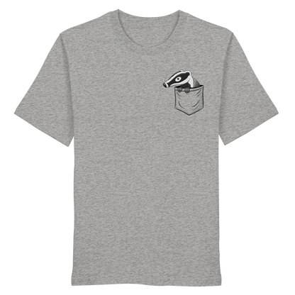 Lustig gemütlicher Dachs In der Tasche - Organic Shirt