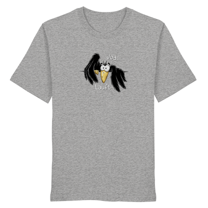 Joa Läuft Krähe gechillter Rabe - Organic Shirt