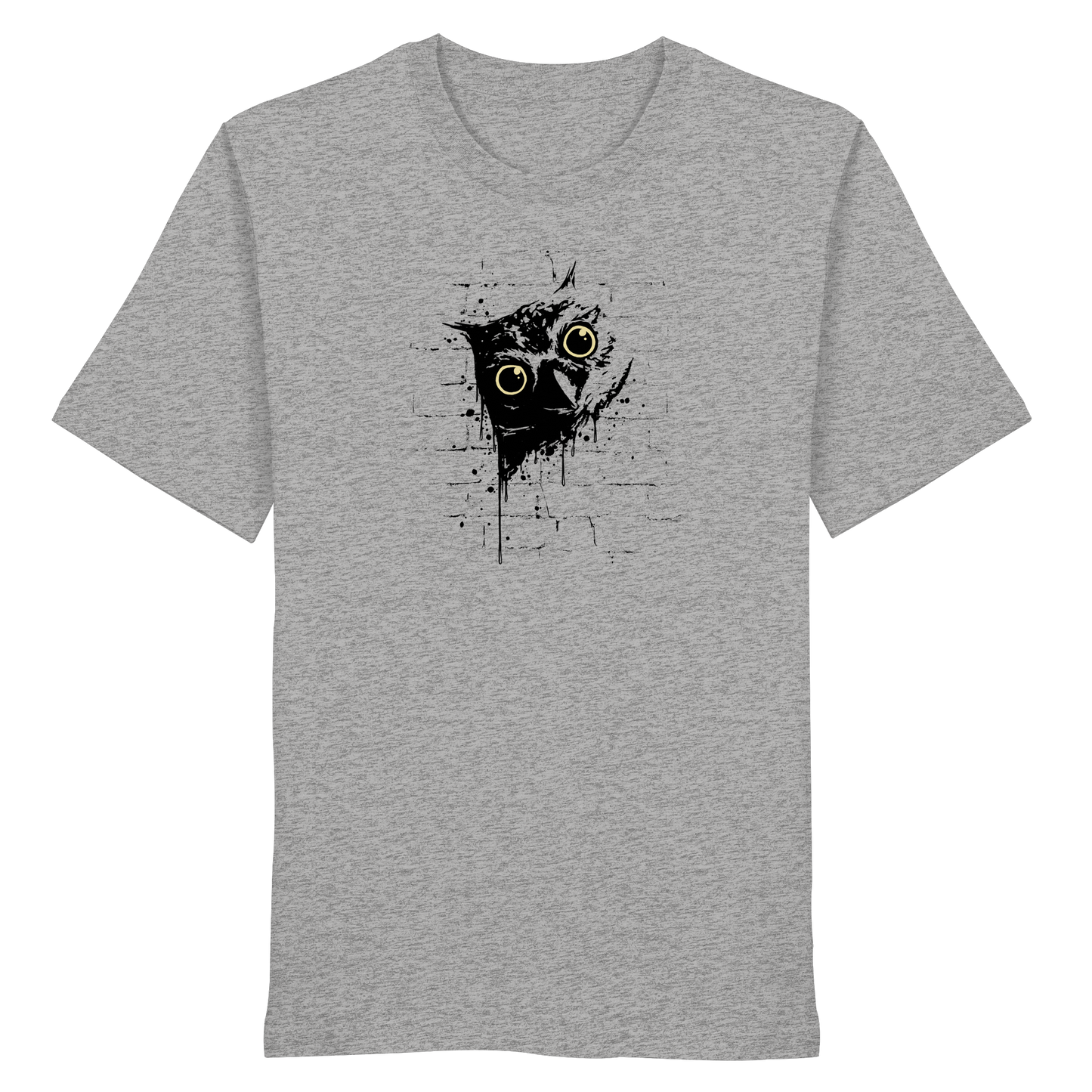 Lässige Street Art Eule - Organic Shirt
