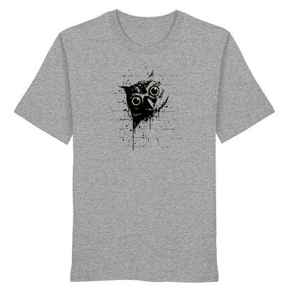 Lässige Street Art Eule - Organic Shirt
