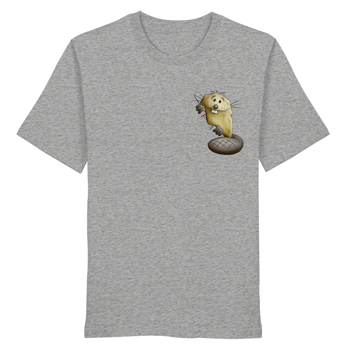 Lustiger frecher Biber - Organic Shirt