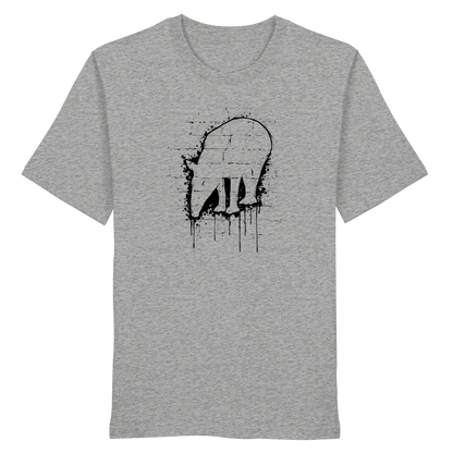 Urban Street Art Tapir Silhouette - Organic Shirt
