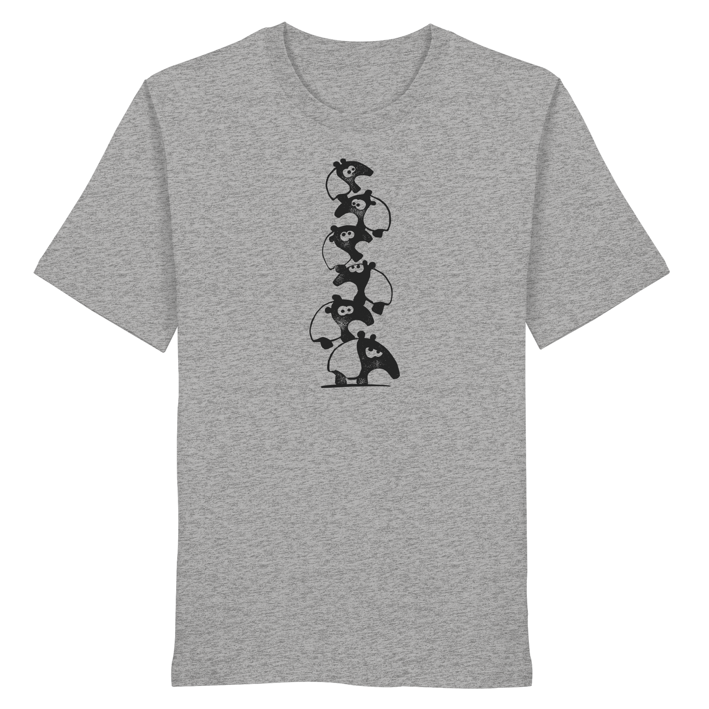 Lustiger Haufen aus Schabracken-Tapiren - Organic Shirt