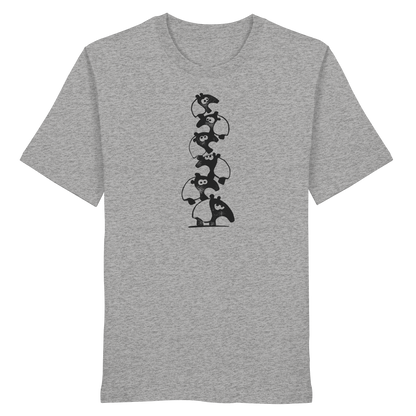 Lustiger Haufen aus Schabracken-Tapiren - Organic Shirt