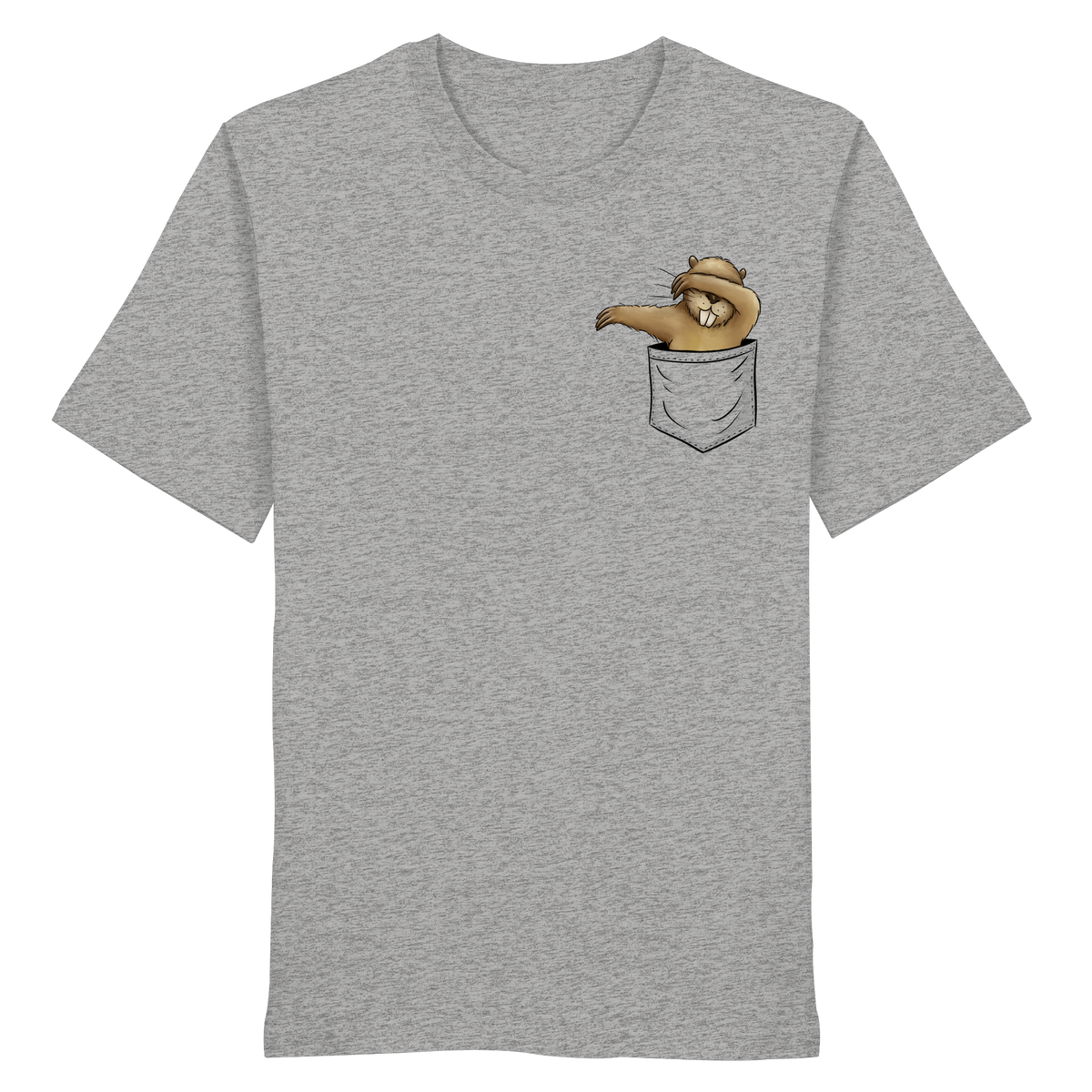 Dabbender Biber in Deiner Tasche - Organic Shirt