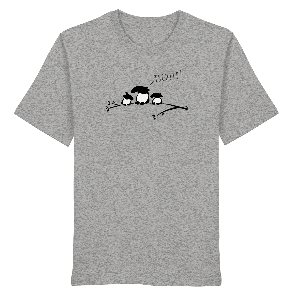 Drei kleine Tapir-Vögel - Organic Shirt
