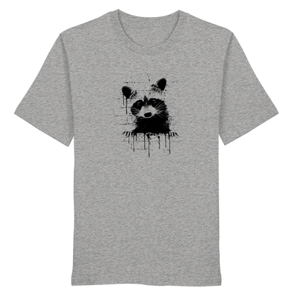 Funky Street Art Waschbär - Organic Shirt