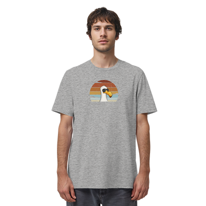 Cool lässige Retro Möwe - Organic Shirt