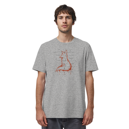 Street Art Fuchs Silhouette - Organic Shirt
