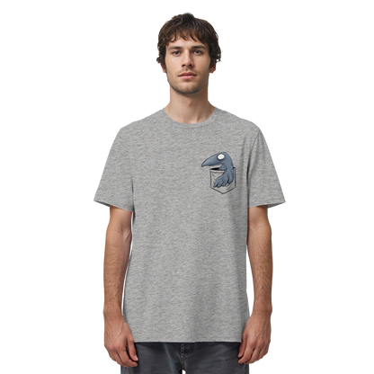 Grufti Rabe Krähe in der Tasche - Organic Shirt