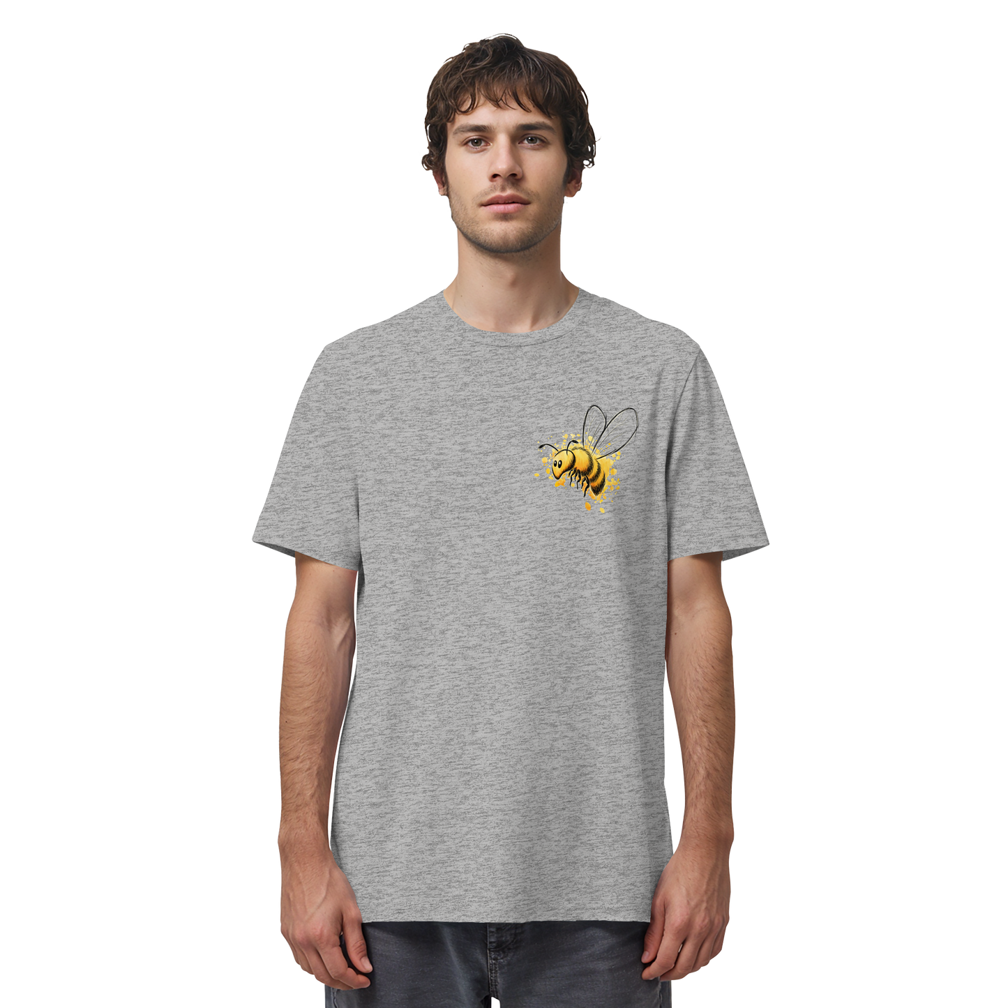 Lässige kleine Honig-Biene - Organic Shirt