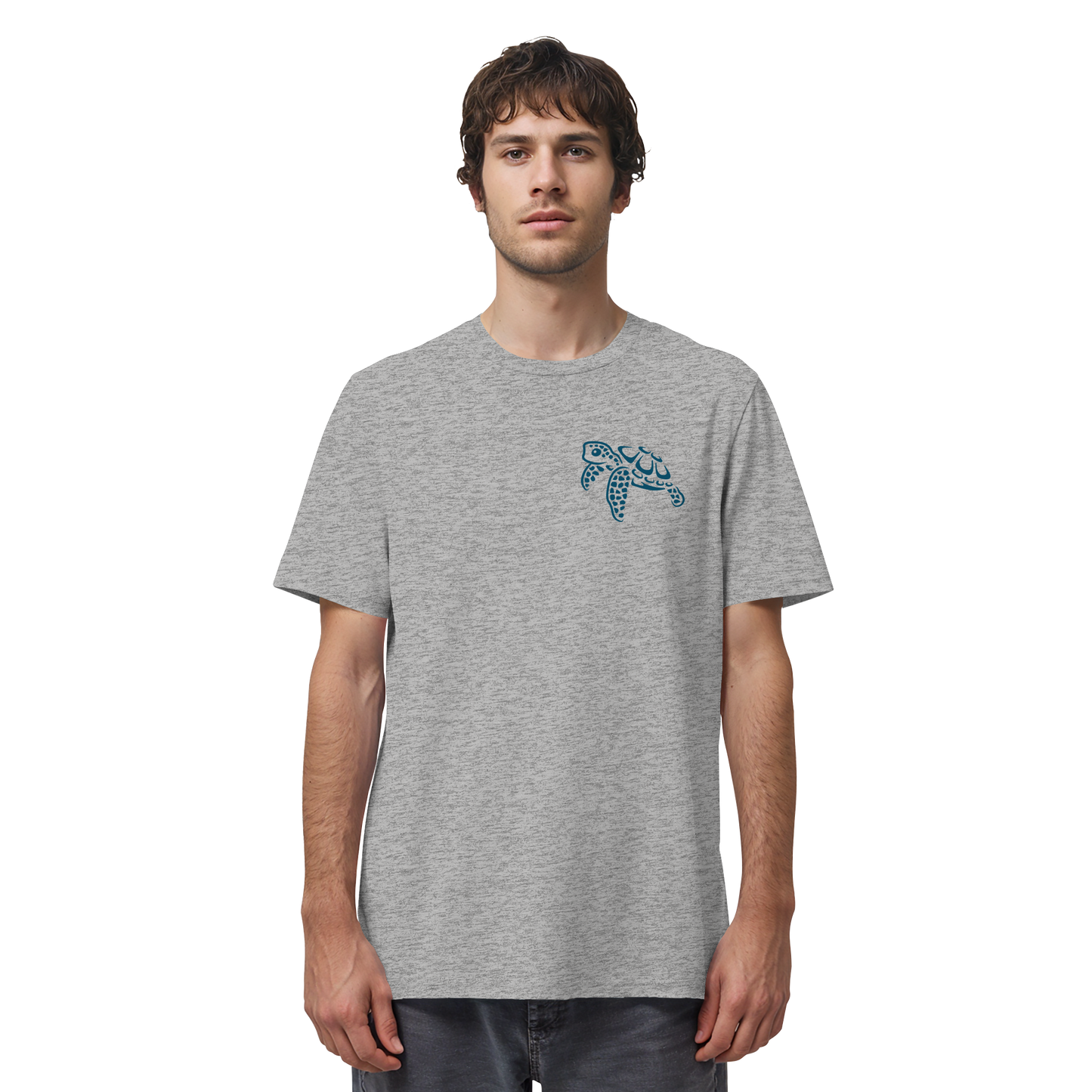 Lässig lustige Wasserschildkröte - Organic Shirt