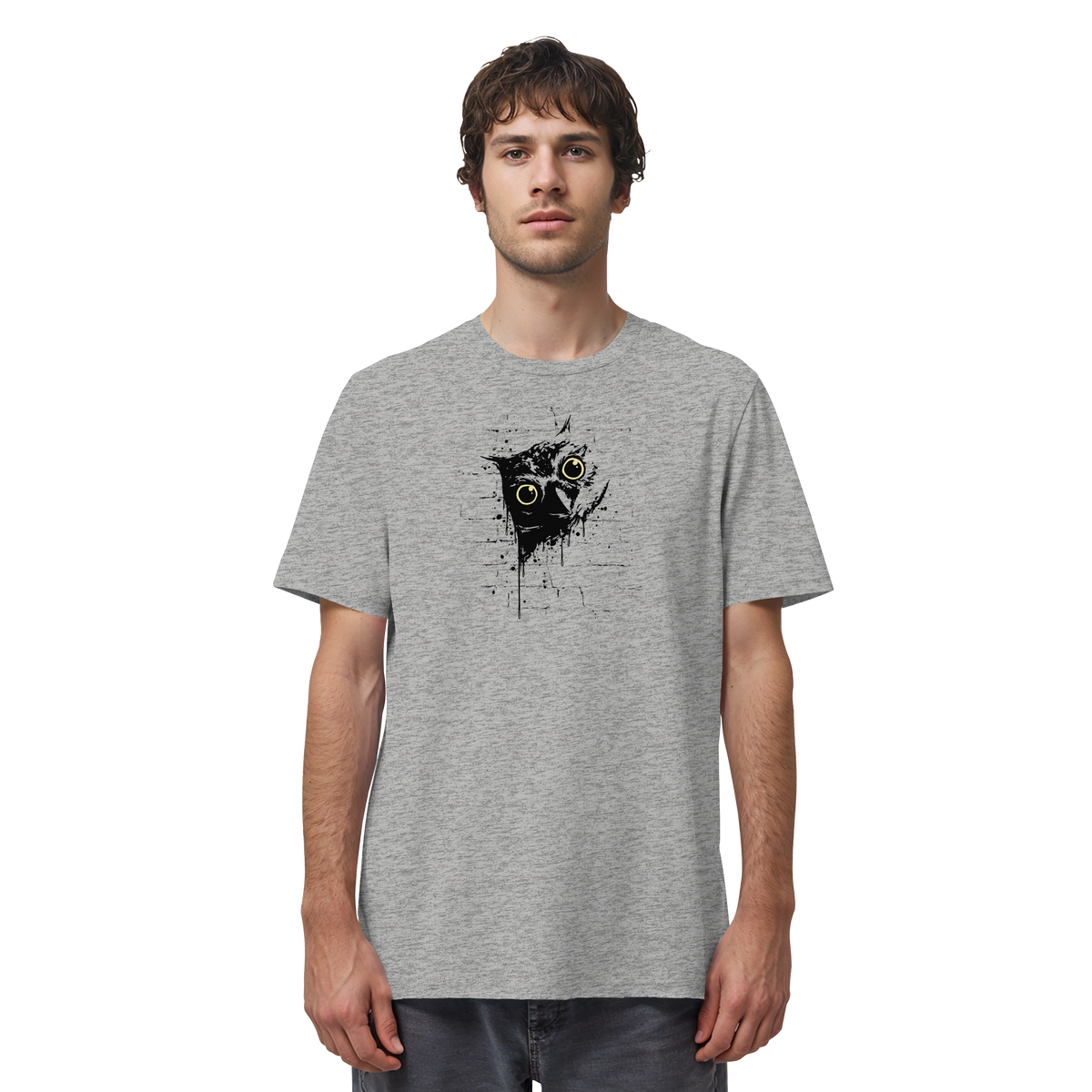 Lässige Street Art Eule - Organic Shirt