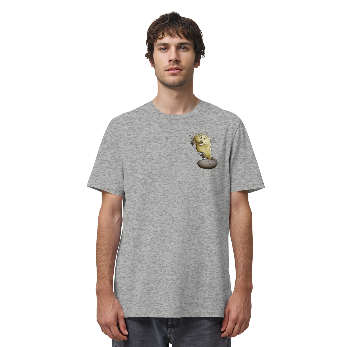 Lustiger frecher Biber - Organic Shirt