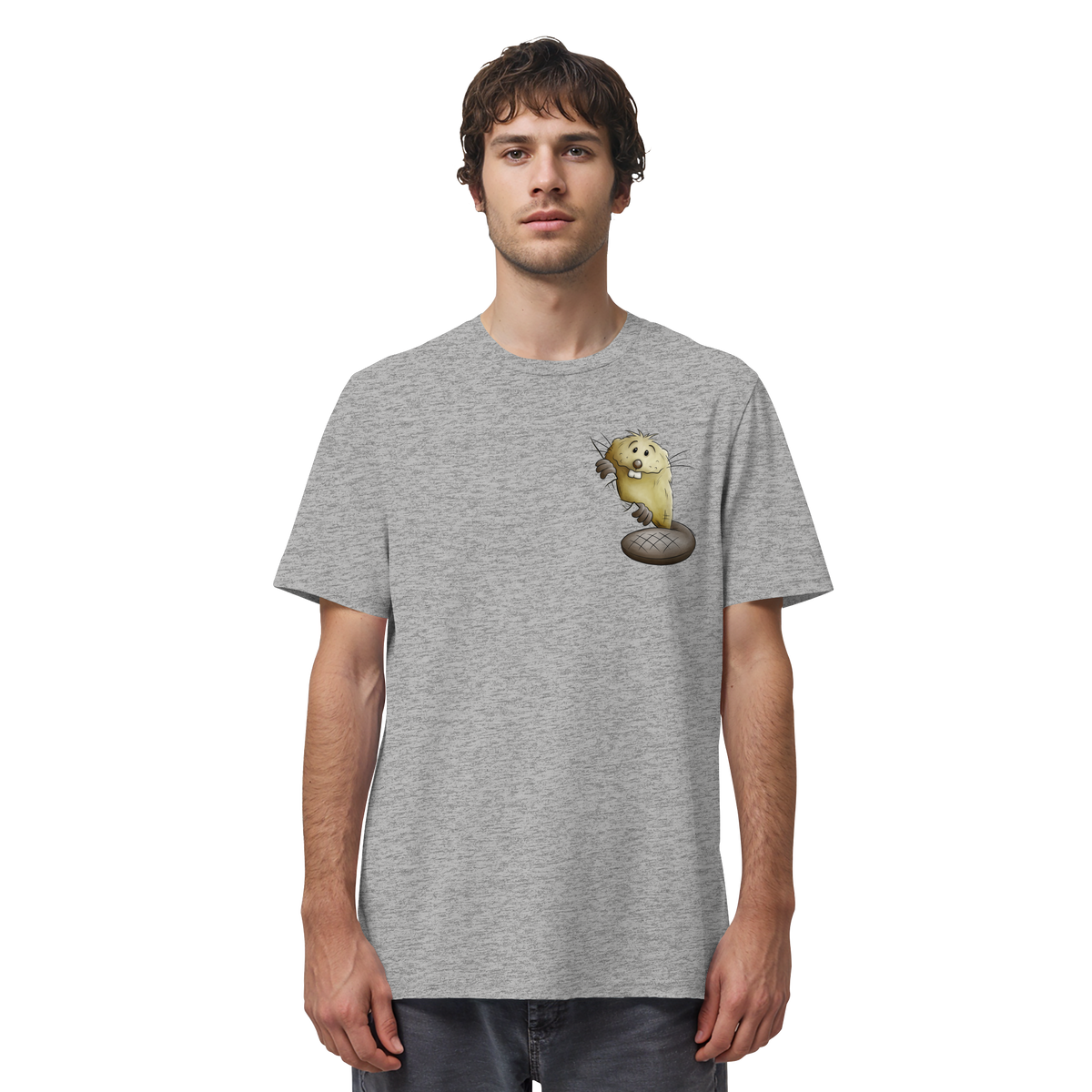Lustiger frecher Biber - Organic Shirt