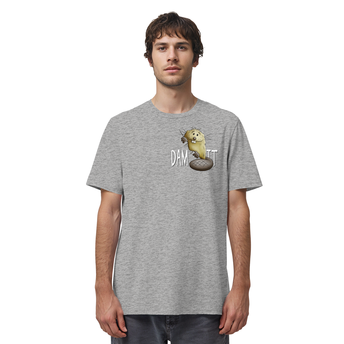 Dam It Verdammt Lustiger Biber - Organic Shirt