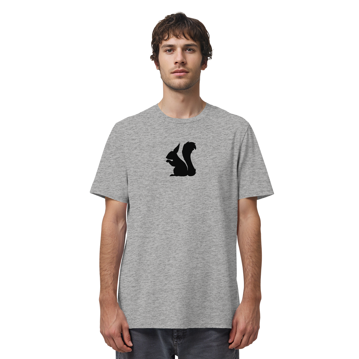 Eichhörnchen Silhouette - Organic Shirt