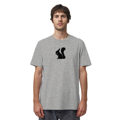 Eichhörnchen Silhouette - Organic Shirt