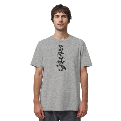 Lustiger Haufen aus Schabracken-Tapiren - Organic Shirt