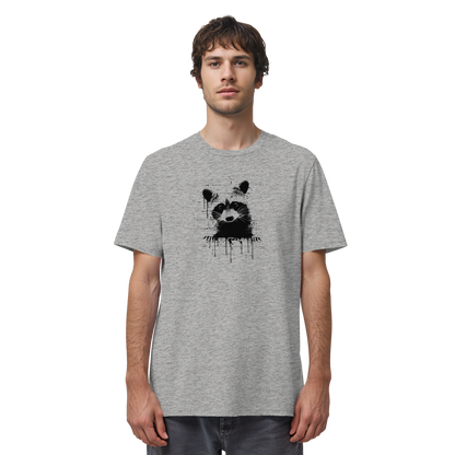 Funky Street Art Waschbär - Organic Shirt