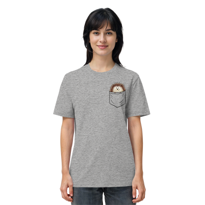 Lustiger Igel in Deiner Brust-Tasche - Organic Shirt
