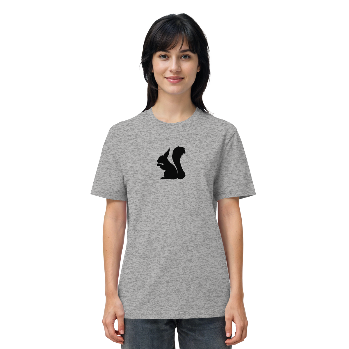 Eichhörnchen Silhouette - Organic Shirt