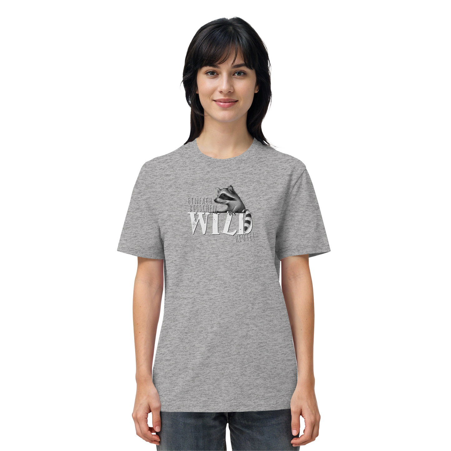 Bisschen wild heute! Waschbär - Organic Shirt