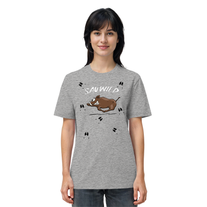 Sauwild wilde Sau | Wildschwein Keiler - Organic Shirt