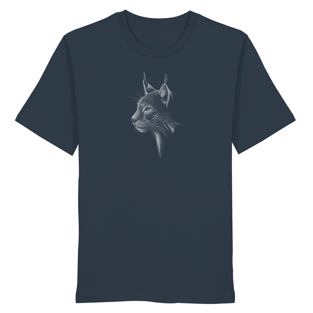 Luchs Kritzelkunst Wildkatze Illustration - Organic Shirt