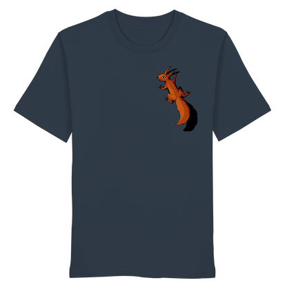 Süßes Eichhörnchen klettert - Organic Shirt