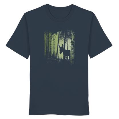 Esel im Zwielicht-Wald - Organic Shirt