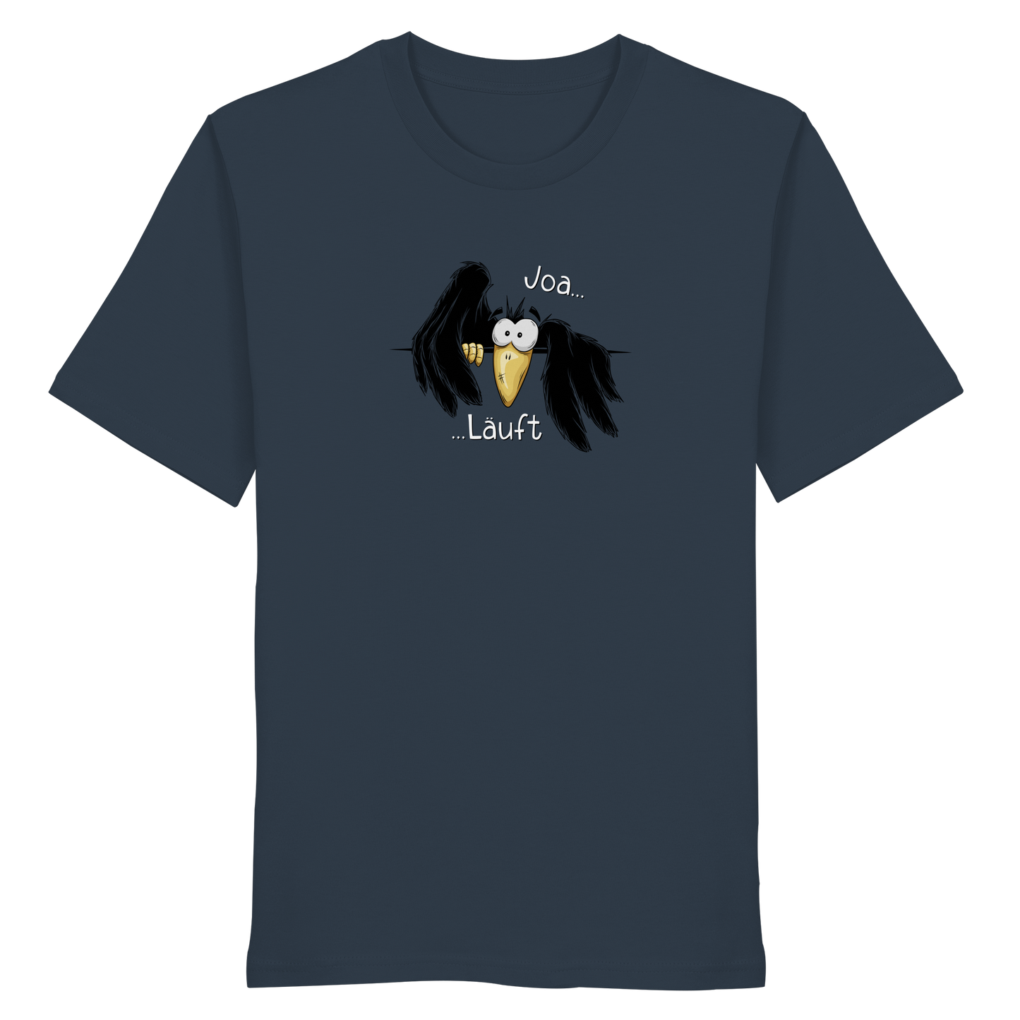Joa Läuft Krähe gechillter Rabe - Organic Shirt