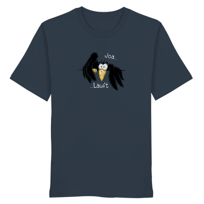 Joa Läuft Krähe gechillter Rabe - Organic Shirt