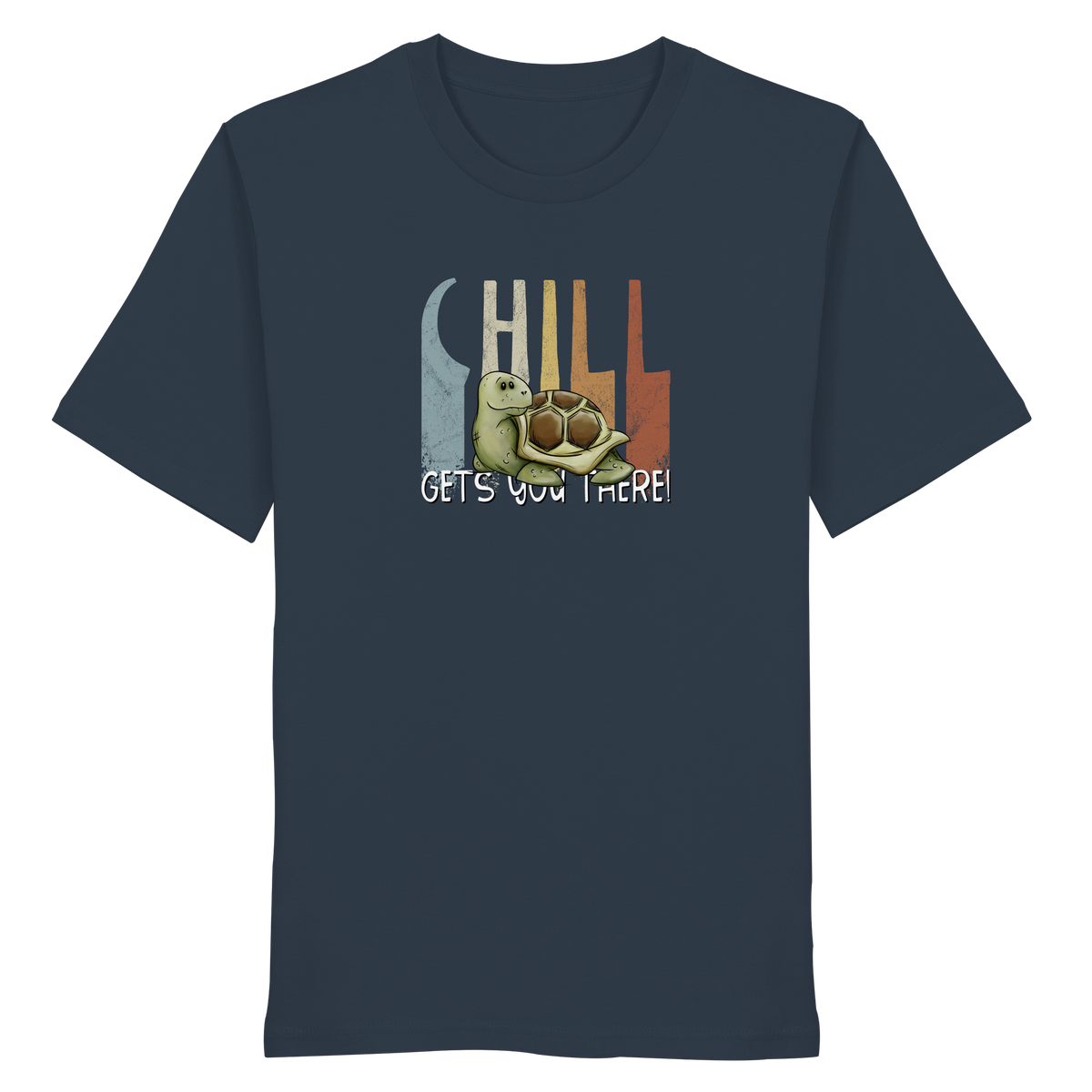 Gechillt gemütliche Schildkröte - Organic Shirt