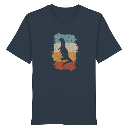 Retro Otter Fischotter Silhouette - Organic Shirt