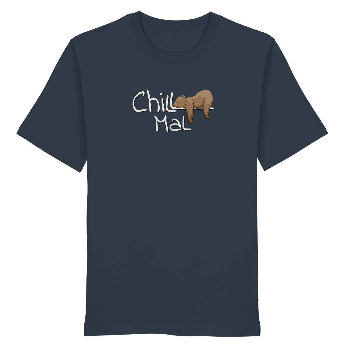 Chill Mal schläfriger Braunbär - Organic Shirt