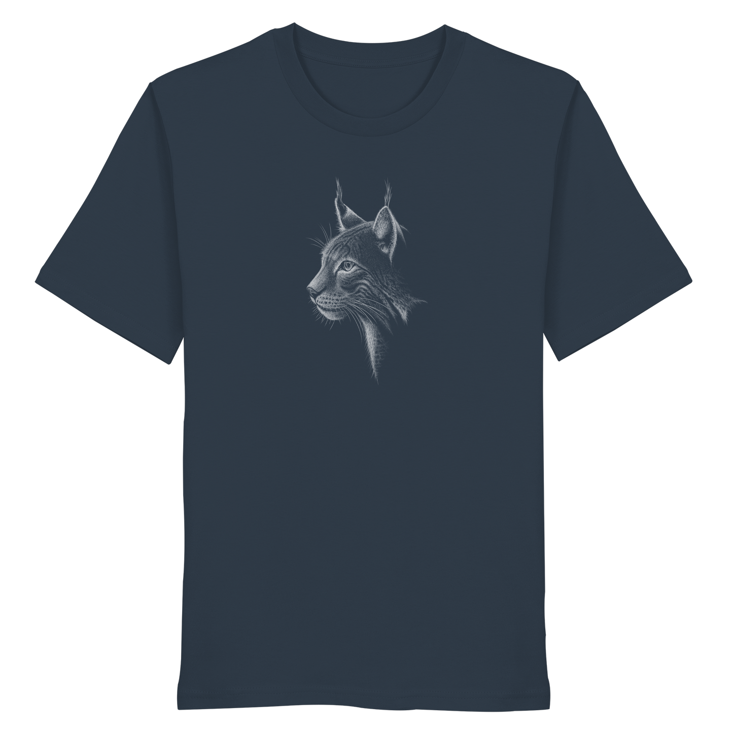 Luchs Kritzelkunst Wildkatze Illustration - Organic Shirt