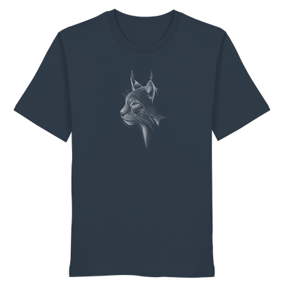 Luchs Kritzelkunst Wildkatze Illustration - Organic Shirt