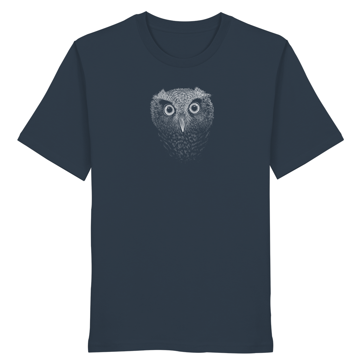 Eule Kritzelkunst Illustration - Organic Shirt