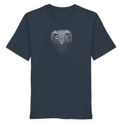 Eule Kritzelkunst Illustration - Organic Shirt