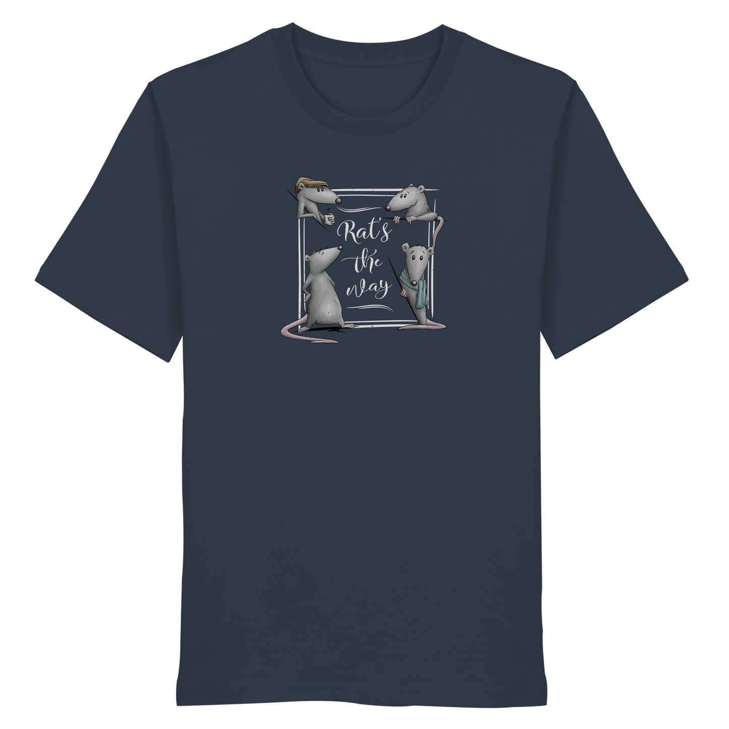 Rat’s The Way Kaffeehaus Ratten - Organic Shirt