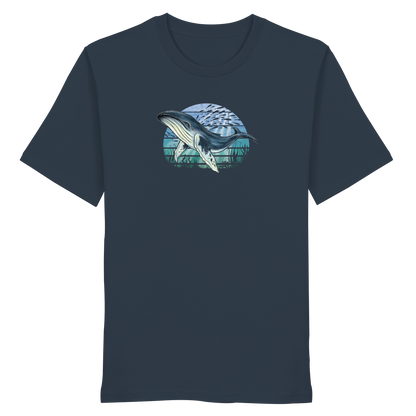 Retro Unterwasser Buckelwal - Organic Shirt
