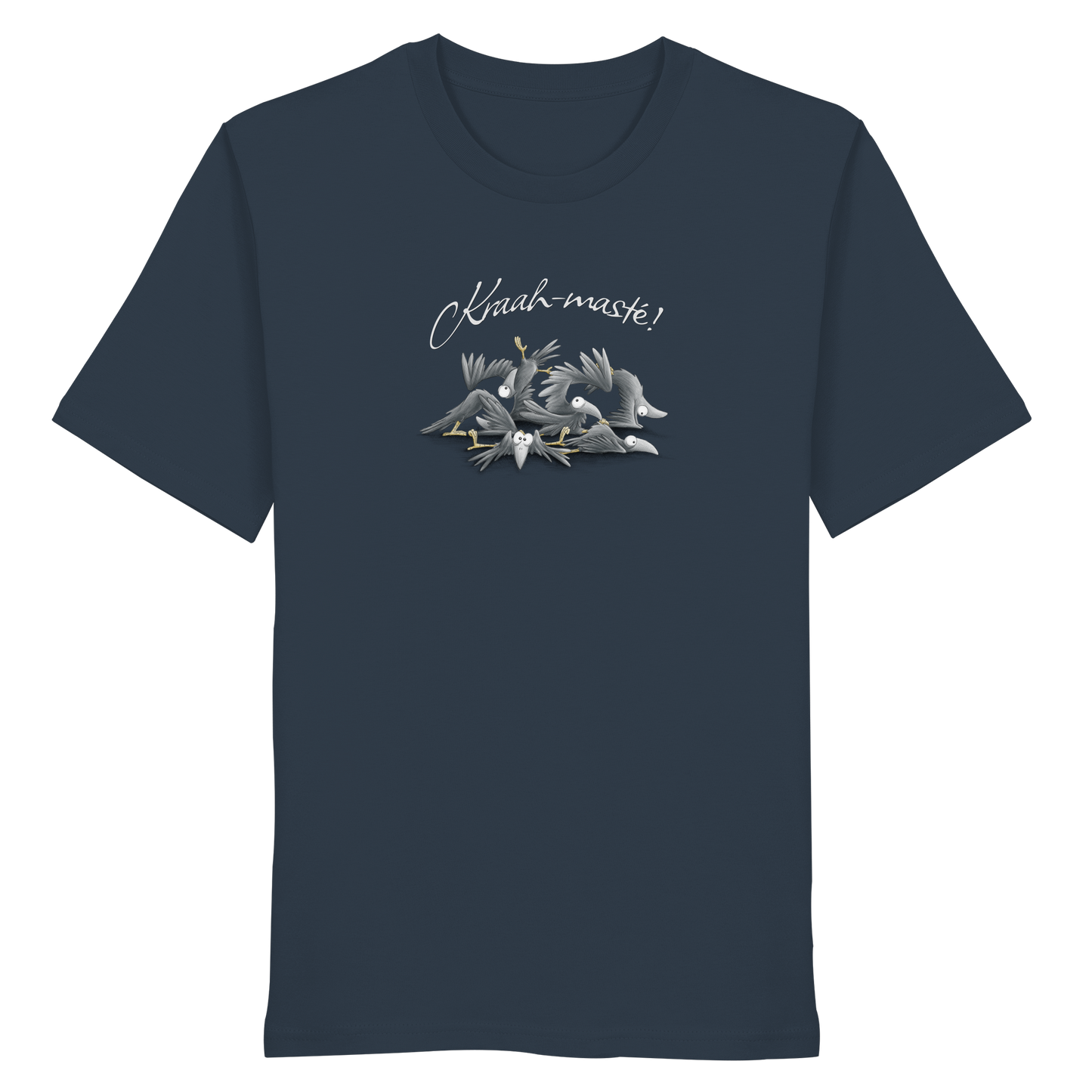 Kraah-masté! Yoga Raben Krähen - Organic Shirt