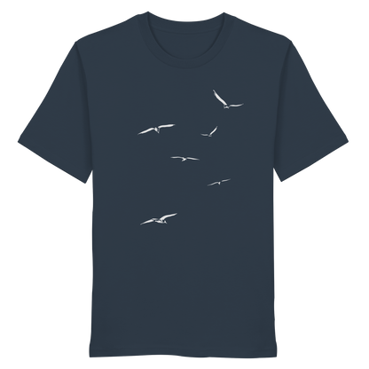 Vogelschwarm – Traum vom Fliegen - Organic Shirt