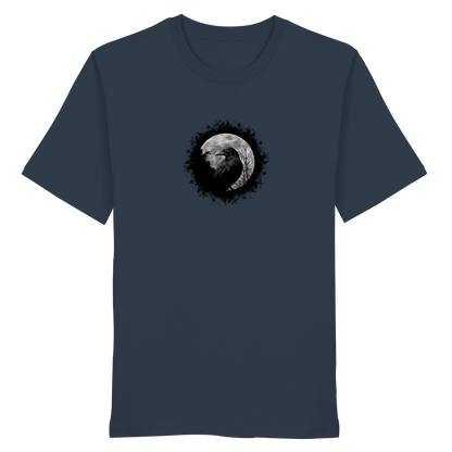Schwarzer Rabe bei Vollmond  - Organic Shirt