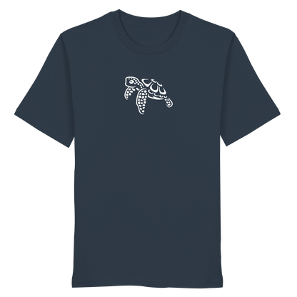 schwimmende Meeres-Schildkröte - Organic Shirt